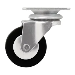 Roulette pivotante ø6.08 cm,35 kg Caoutchouc thermoplastique (TPR)