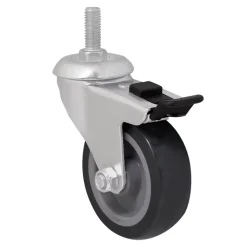 Roulette pivotante ø7.5 cm,55 kg Caoutchouc thermoplastique (TPR)