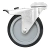 Roulette pivotante avec frein ø100 mm, œil, charge max 70kg