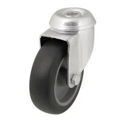 Roulette pivotante grise ø7.63 cm, charge max 55 kg