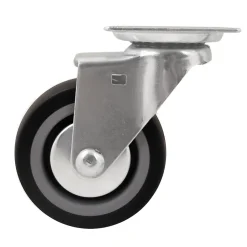 Roulette pivotante grise ø7.5 cm, charge max 60 kg