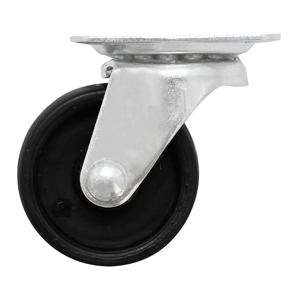 Roulette pivotante noire ø4.1 cm, charge max 20 kg