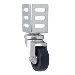 Roulette pivotante noire ø4.9 cm, charge max 35 kg