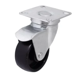 Roulette pivotante sans frein ø41 mm, plaque 42 x 42 mm, charge max 25kg