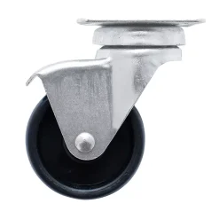 Roulette pivotante sans frein ø41 mm, plaque 42 x 42 mm, charge max 25kg