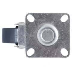 Roulette pivotante sans frein ø40 mm, plaque ø42 mm, charge max 25kg