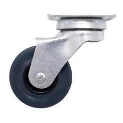 Roulette pivotante sans frein ø40 mm, plaque ø42 mm, charge max 25kg