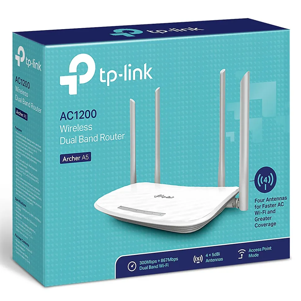 Routeur / Point d'accès WiFi 5 bi-bande AC1200 Mbps TP-Link