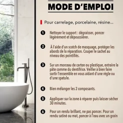 Répare faïence, émail, céramique SintoMatériaux blanc 30g