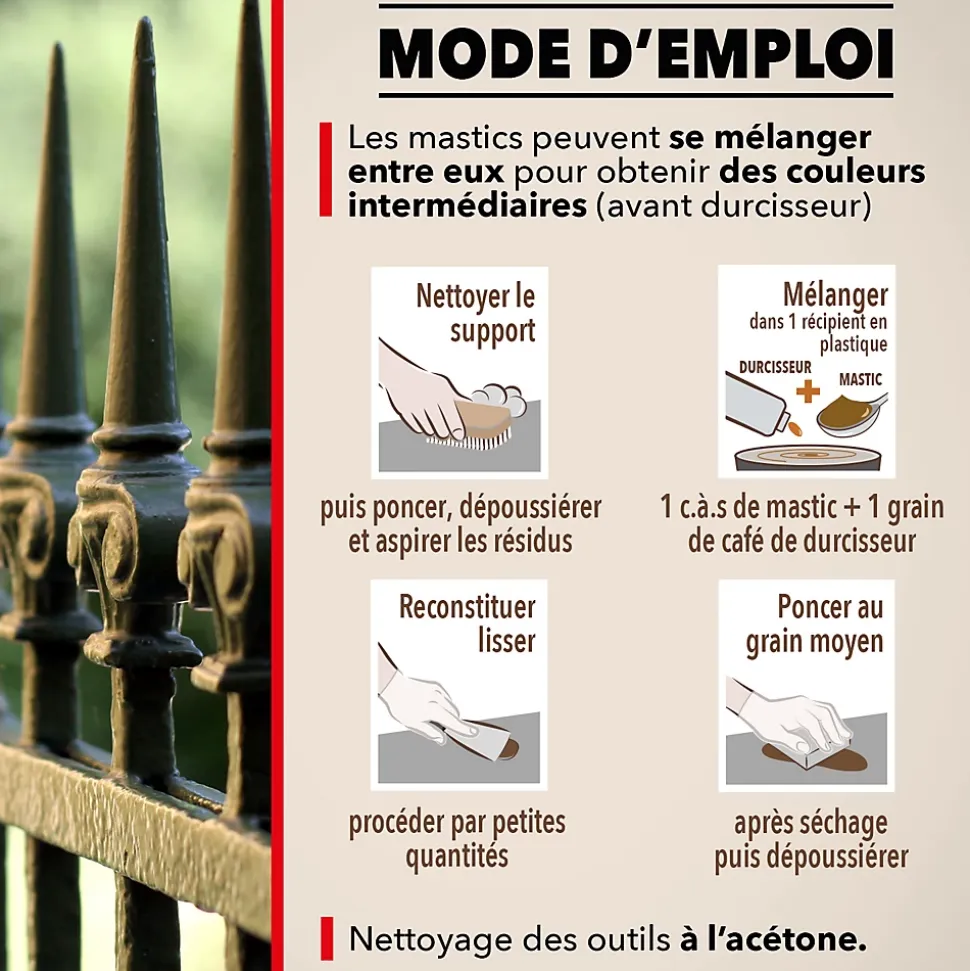 Répare métal Sintofer standard 500 ml