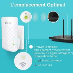 Répéteur WiFi bi-bande AC750 TP-Link blanc