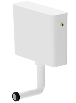 Réservoir WC 7.5L semi-bas simple touche, Siamp Tosca
