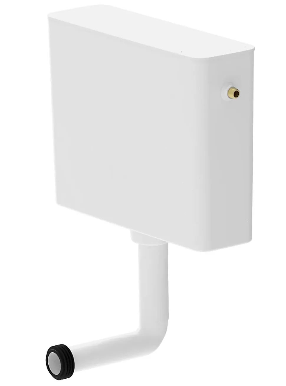 Réservoir WC 7.5L semi-bas simple touche, Siamp Tosca