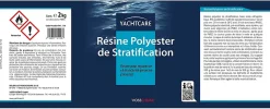 Résine polyester de stratification Yachtcare 2 kg