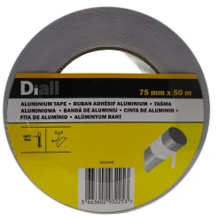 Ruban adhésif Aluminium Diall, 50 m x 75 mm