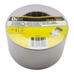 Ruban adhésif Aluminium Diall, 50 m x 75 mm