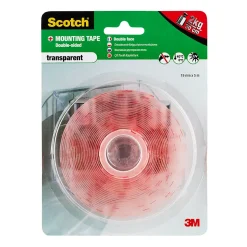 Ruban adhésif de montage Scotch Transparent, 19 mm x 5 m
