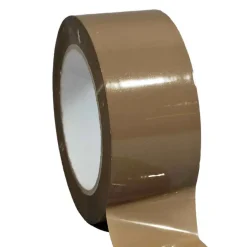 Ruban adhésif d'emballage polypropylène havane 28mic - rouleau adhésif marron 48 mm x 100 m