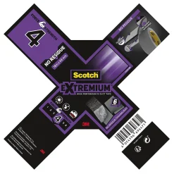 Ruban adhésif toile de réparation Scotch Extremium 18 x 48 mm gris