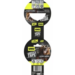Ruban adhésif UHU Grizzly tape noir 25 m