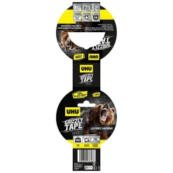 Ruban adhésif UHU Grizzly tape noir 25 m