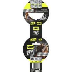 Ruban adhésif UHU Grizzly tape gris 25m