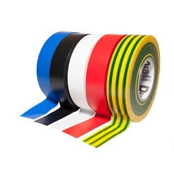 Ruban d'isolation, couleur mélangée 19 mm x 33 m vendu par 5 pièces