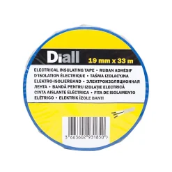 Ruban d'isolation électrique 19 mm x 33 m bleu