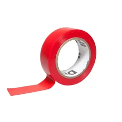 Ruban d'isolation électrique 19 mm x 10 m rouge