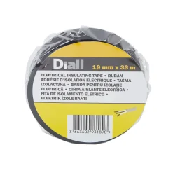 Ruban d'isolation électrique 19 mm x 33 m noir