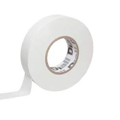 Ruban d'isolation électrique 19 mm x 33 m blanche