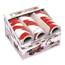 Ruban plastique de chantier rouge/blanc Diall 50 mm x 100 m