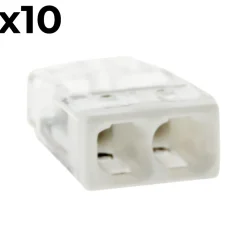 Sachet de 10 bornes 2 entrées série 2273 - Wago