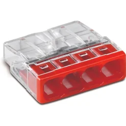 Sachet de 10 bornes 4 entrées série 2273 - Wago