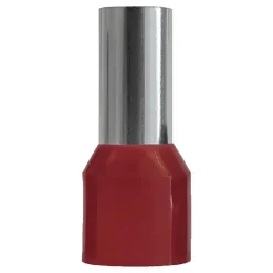 Sachet De 100 Embouts De Câblage Pour Fil Souple Section 35mm² - Rouge - Collerette Isolante