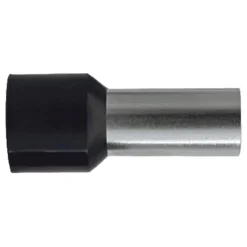 Sachet De 100 Embouts De Câblage Pour Fil Souple Section 25mm² - Noir - Collerette Isolante
