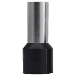 Sachet De 100 Embouts De Câblage Pour Fil Souple Section 25mm² - Noir - Collerette Isolante