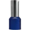 Sachet De 100 Embouts De Câblage Pour Fil Souple Section 50mm² - Bleu - Collerette Isolante