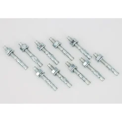 Sachet de 10 goujons d'ancrage métallique M.6x45mm