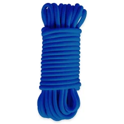 Sandow élastique Bleu 15 mètres - Qualité PRO TECPLAST 9SW - Tendeur pour bâche de diamètre 9 mm