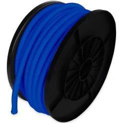 Sandow élastique Bleu 40 mètres - Qualité PRO TECPLAST 9SW - Tendeur pour bâche de diamètre 9 mm