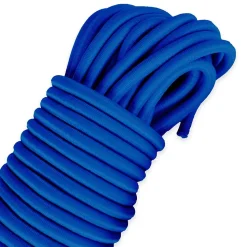 Sandow élastique Bleu 90 mètres - Qualité PRO TECPLAST 9SW - Tendeur pour bâche de diamètre 9 mm