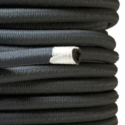 Sandow élastique Diamètre 9 mm 10 mètres Tendeur Couleur Noire Fixation Baches
