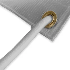 Sandow élastique Gris 90 mètres - Qualité PRO TECPLAST 9SW - Tendeur pour bâche de diamètre 9 mm