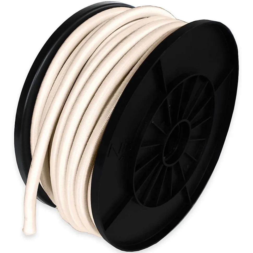 Sandow élastique Ivoire 25 mètres - Qualité PRO TECPLAST 9SW - Tendeur pour bâche de diamètre 9 mm