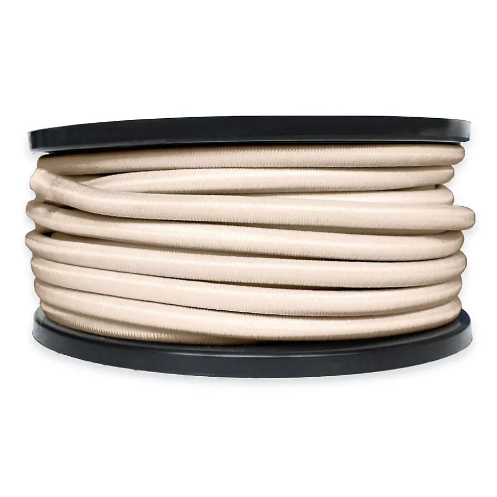 Sandow élastique Ivoire 25 mètres - Qualité PRO TECPLAST 9SW - Tendeur pour bâche de diamètre 9 mm
