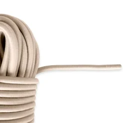 Sandow élastique Ivoire 30 mètres - Qualité PRO TECPLAST 9SW - Tendeur pour bâche de diamètre 9 mm