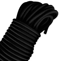 Sandow élastique Noir 80 mètres - Qualité PRO TECPLAST 9SW - Tendeur pour bâche de diamètre 9 mm