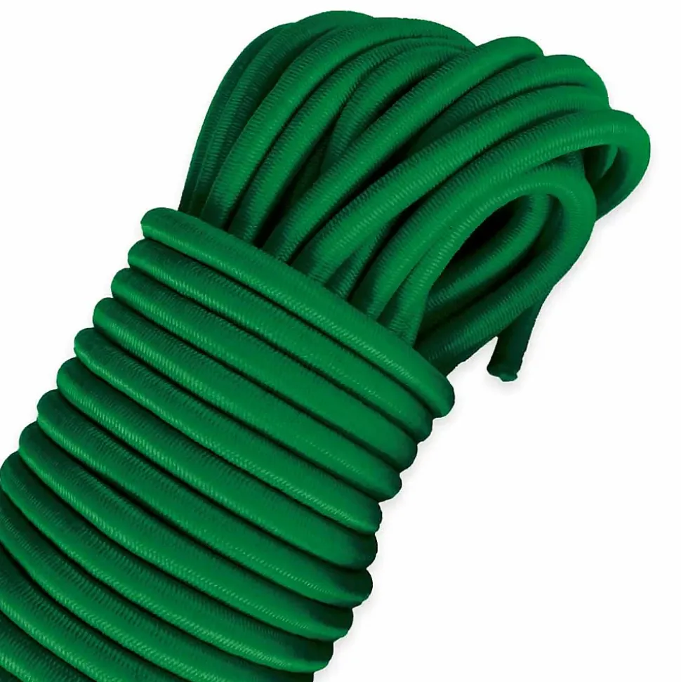 Sandow élastique Vert 70 mètres - Qualité PRO TECPLAST 9SW - Tendeur pour bâche de diamètre 9 mm