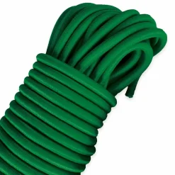 Sandow élastique Vert 15 mètres - Qualité PRO TECPLAST 9SW - Tendeur pour bâche de diamètre 9 mm